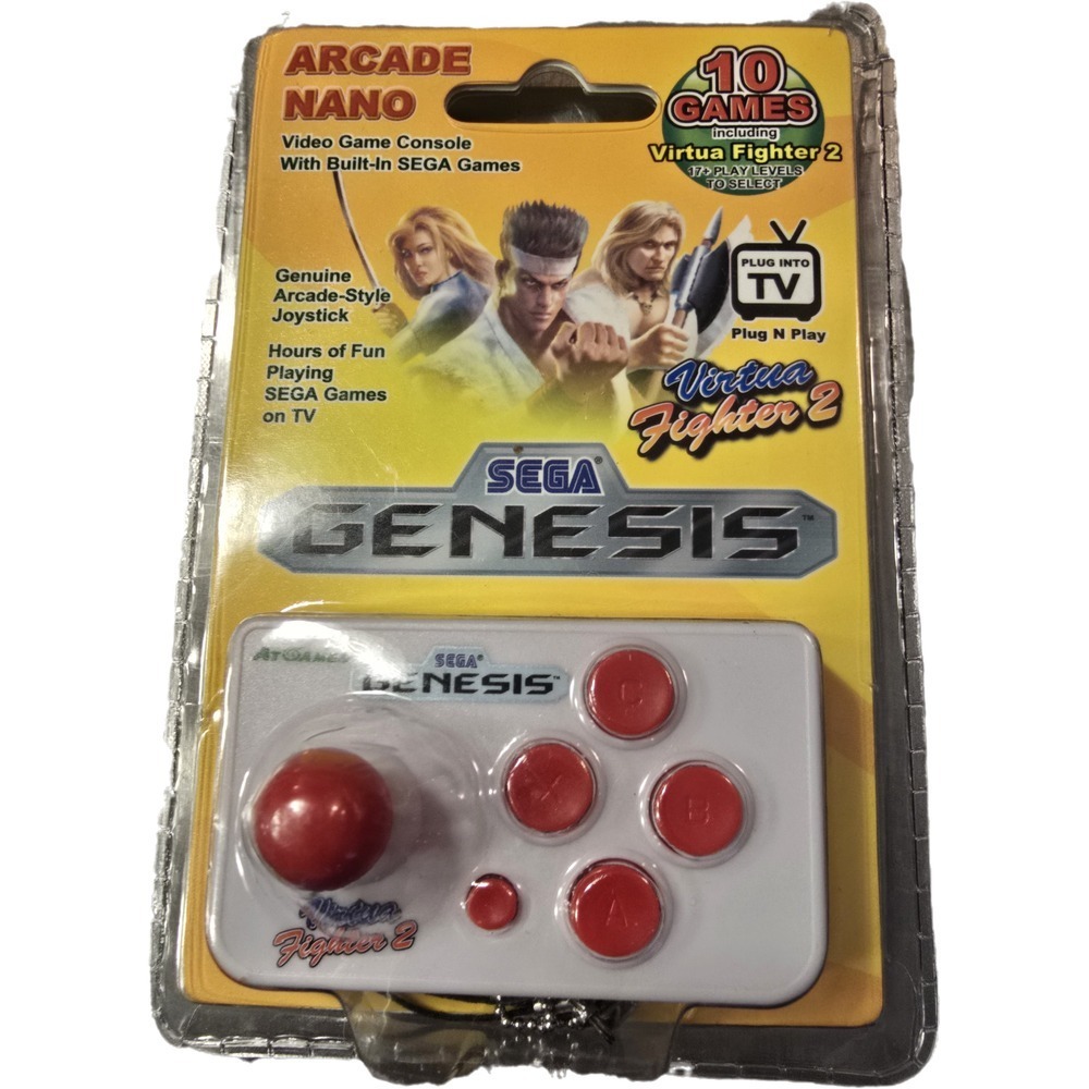 Sega Sapphire Arcade Nano Virtua Fighter 2 Joystick Console Player (w‎ 10 Games)